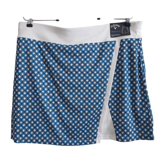 NWT Callaway XL Truesculpt OptiDri Blue Sea Star UPF 50 Pickleball Golf Skirt - Picture 1 of 11